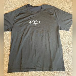 Custom “Madison” (Wisconsin) styled black Lululemon T-shirt